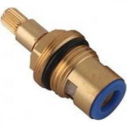 Кран-букса LEMARK LM8096R-BL  М18 х1.5 (20 шлицов) с керам. прокладками, поворот 90°, горячая. блистер