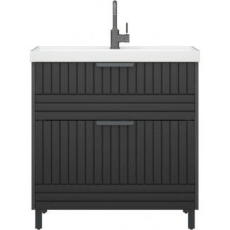 Тумба Коралл Терра 60 + Раковина Classica 60 Madera