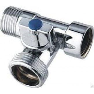 Кран TIM/J 3-проходной г/ш/ш лат. 1/2'х3/4'х1/2' BL5807std (уп 25/100)